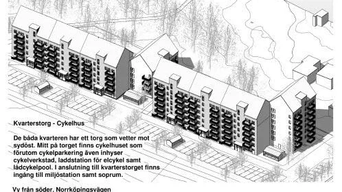JM:s skisser över hur de vill bygga.