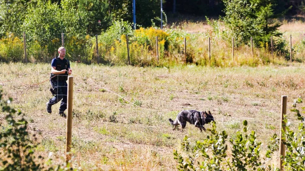 De fyra männen kunde gripas efter en intensiv polisjakt.