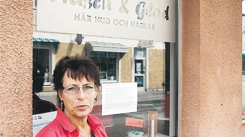 Britt-Marie Carlsson slutar nu som företagare på halvtid och står istället till arbetsmarknadens förfogande till hundra procent.