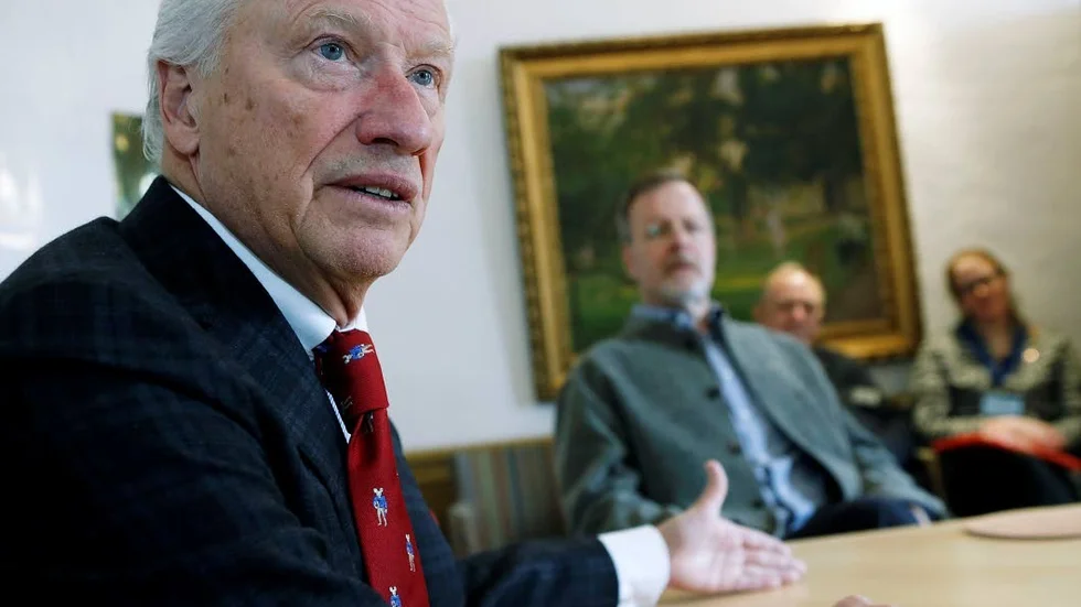 Loa Falkman och Nils Spangenberg på Vadstena-Akademien.