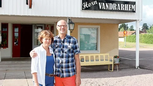 Ewa Pettersson och Kenneth Johansson är de nya ägarna av Horns vandrarhem.