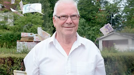 Bengt-Ivar Allvar, 79, vann en miljon kronor på Kombilotteriet. "Jag trodde inte riktigt på det när jag öppnade brevet", säger han.