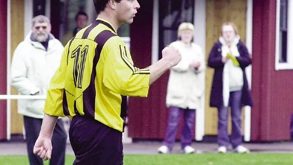Mikael Kennmark en av tremåls-skyttarna.