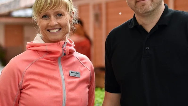 Anders Lindskog och Tina Persson tog över Smultronstället efter sina föräldrar. Ett givet val, enligt Anders.