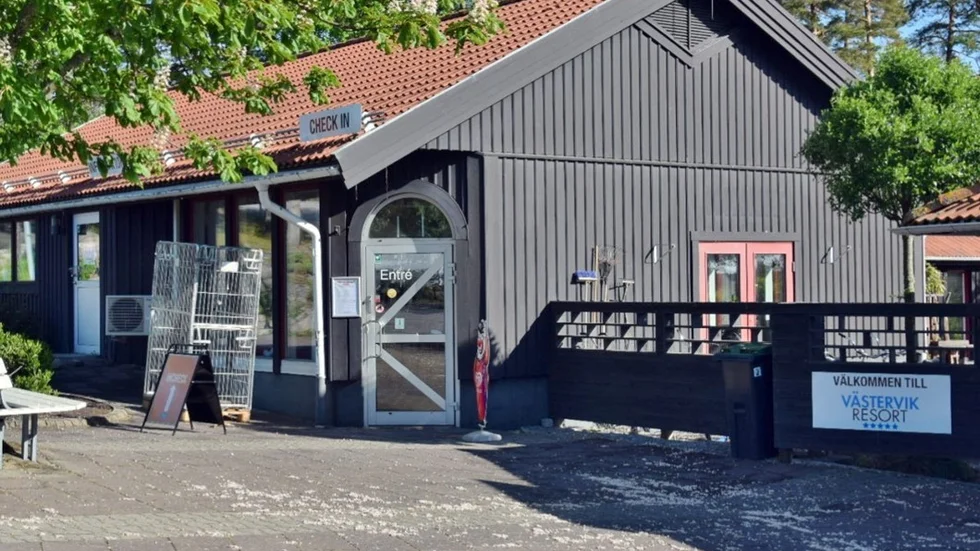 En av lokalerna som drabbades av inbrott. Foto: Roger M Carlsson