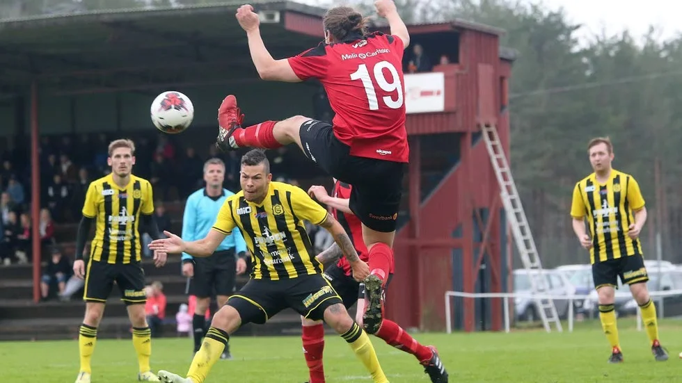 Kevin Gaines gjorde det viktiga 1–0-målet mot Mullsjö.