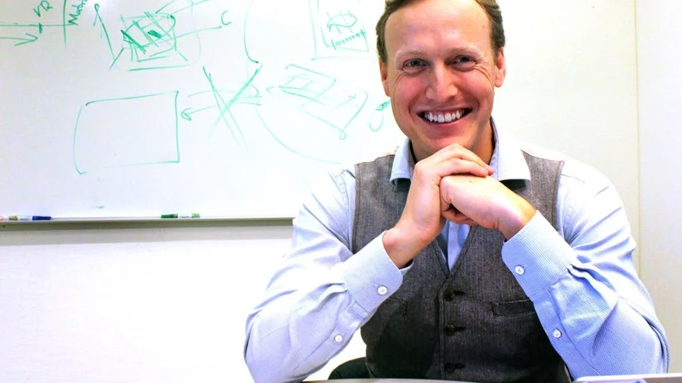 Oscar Spaak, vd för startup-bolaget Stylaero.