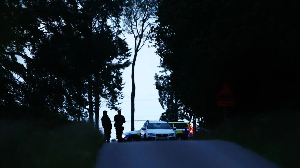 Under natten till tisdagen arbetade polisen med informationsinhämtning.