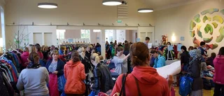 Härligt begagnatmarknad i Brokyrkan
