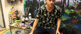 Naturmåleri med stänk av graffiti