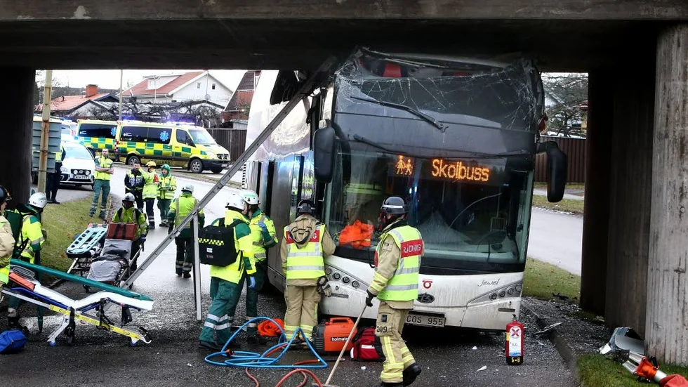 2017. Bussolyckan vid Barhäll.