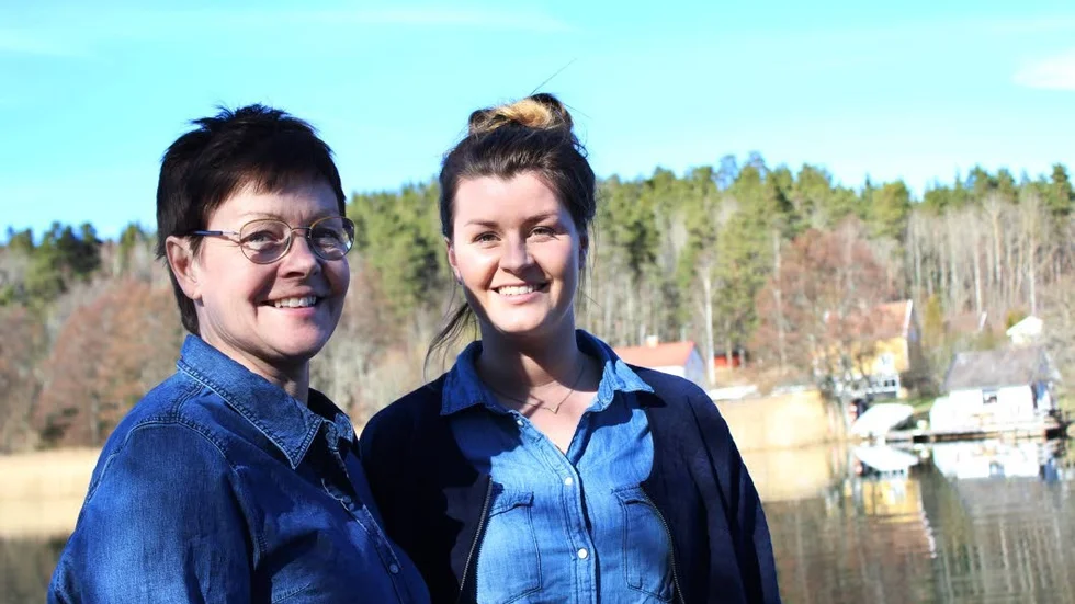 Helen Hulterström och Emma Hultberg känner sig redan hemma i omgivningarna.