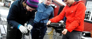 De fick prova på friheten på is