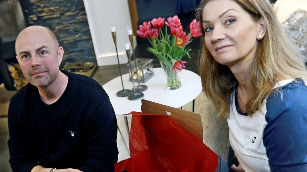 Fredrik Johnsson och Bibbi Hansson.
