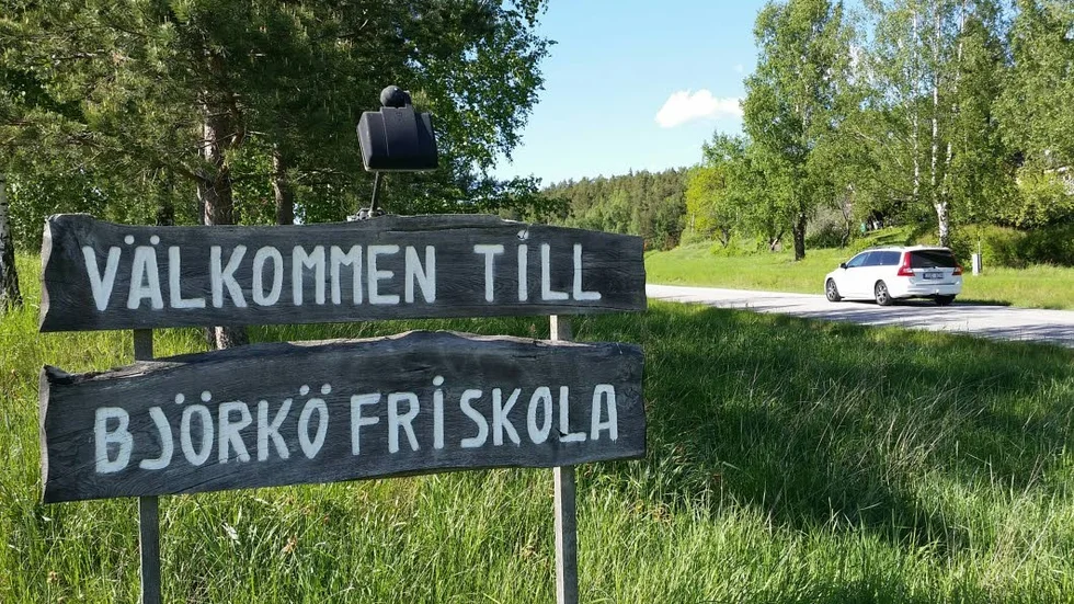 Vid infarten mot Björkö friskola skedde olyckan för Angelica Billevik.