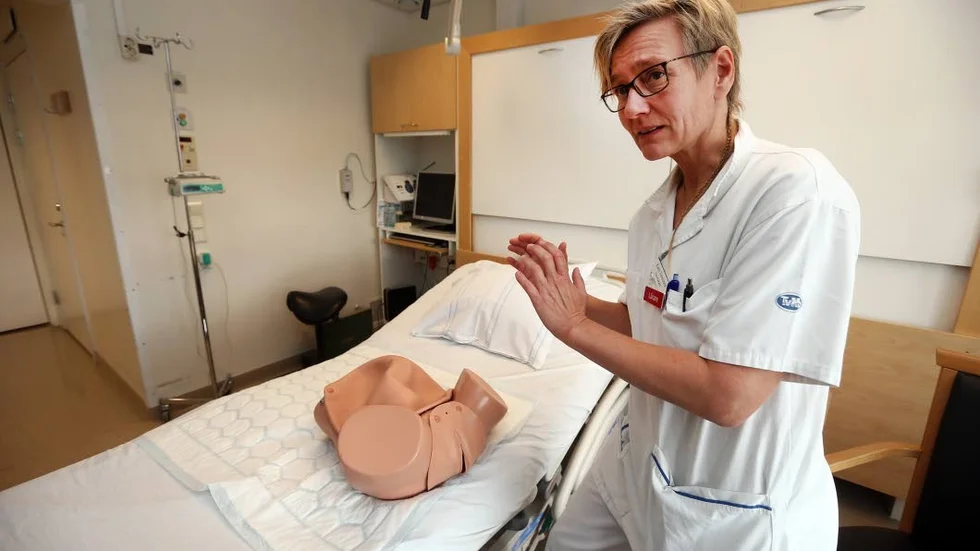 Katri Nieminen, verksamhetschef på kvinnokliniken på Vrinnevisjukhuset.