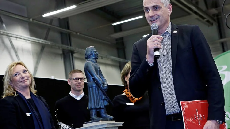 Kommunalrådet Kåre Friberg (M) ingick i företagsprisets jury. Från början fanns ett 20-tal företag att välja bland, berättade han.