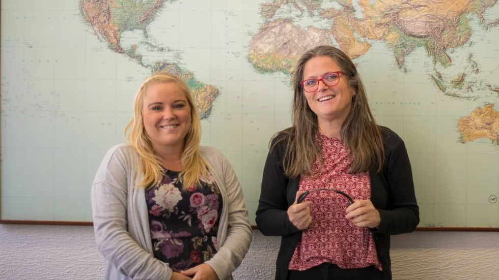Kim Andersson och Maud Andersson ser en trend i att resa med tåg istället för flyg.