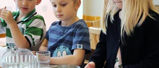 Här får barnen leka med maten