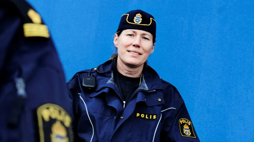 HOT. Lisa Koblanck berättar att poliser i Västervik utsätts för mindre allvarliga hot dagligen.