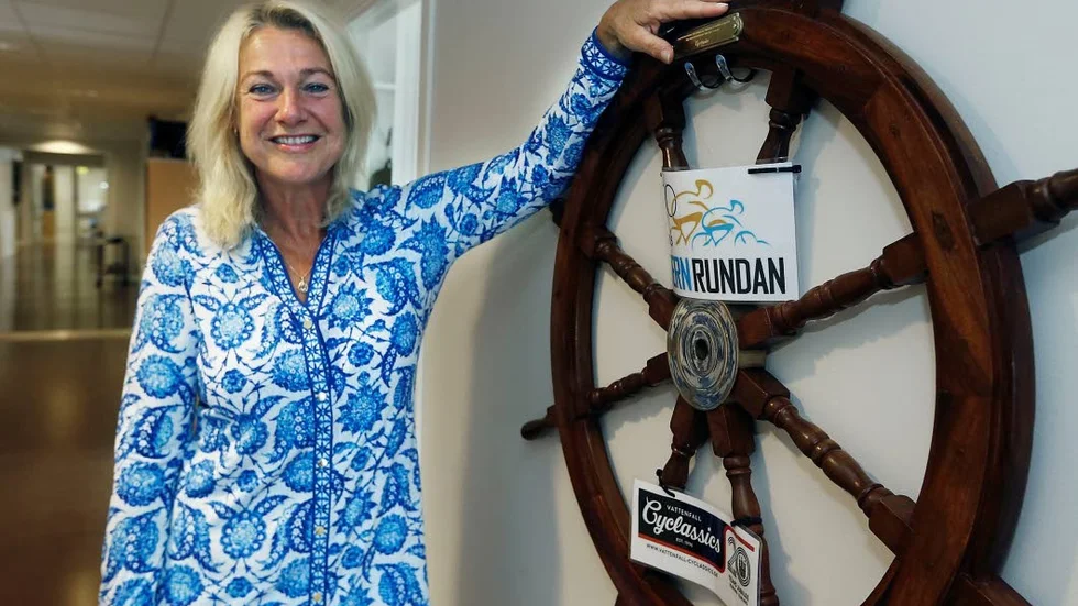 Gunilla Brynell-Johansson gillar att vara kapten på skutan och att ta ut färdriktningen för framtidens Vätternrunda.