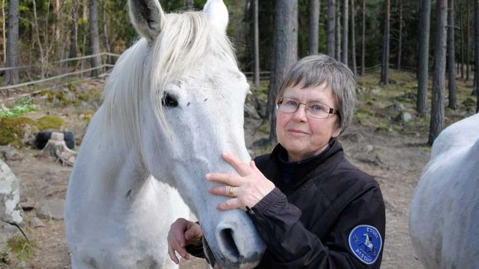 Hästintresse. Elisabeth Hjortvid hade hästar i hela sitt vuxna liv och djuren är vanligt förekommande i hennes romaner.