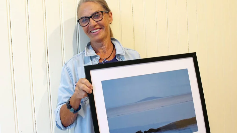 Ett motiv. Margareta Hedbäck har bara fotograferat Blå Jungfrun.