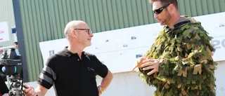 Barn träffade tuff militär