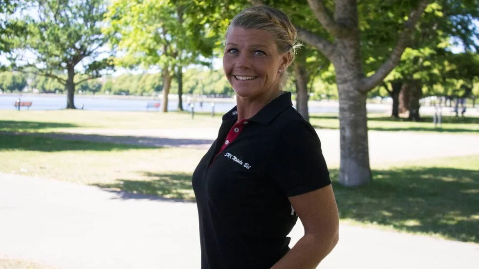 Jenny Hedström, funktionärsansvarig under folkracefestivalen. Hon kämpar för att fler ska vilja hjälpa till under folkracet.