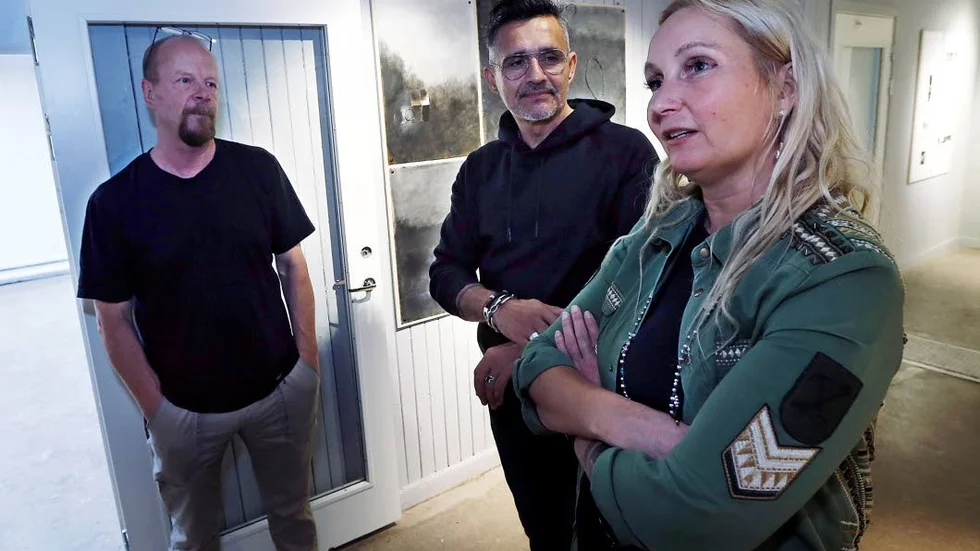 Detta är konstnärernas första gemensamma utställning.