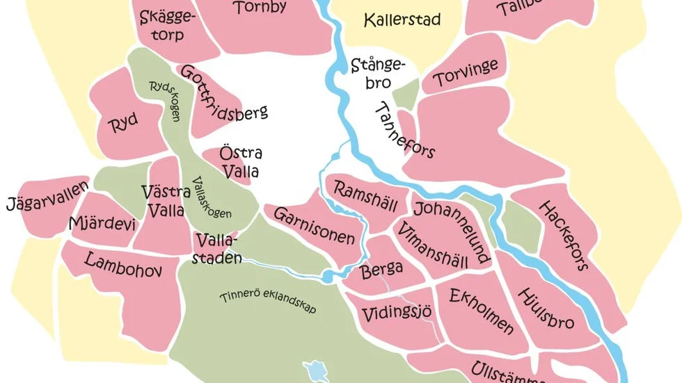 Bor du någonstans i områden markerade med rött har du möjlighet att komma med önskemål som rör just ditt område.