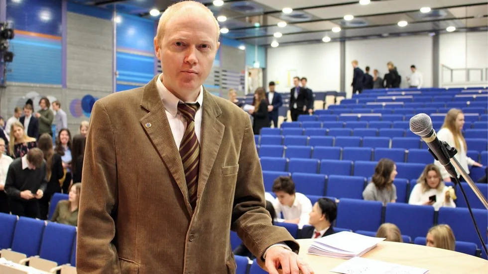 Daniel Idlund, lärare på Västerviks gymnasium.