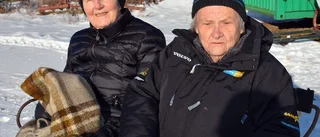 Turen i släden väckte minnen hos åldringarna