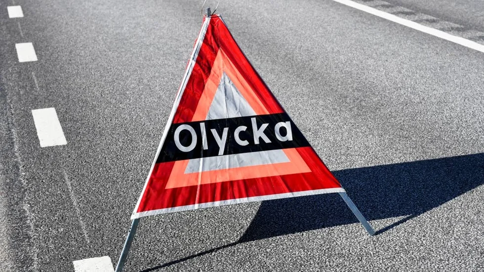 En mc-olycka inträffade på måndagseftermiddagen.