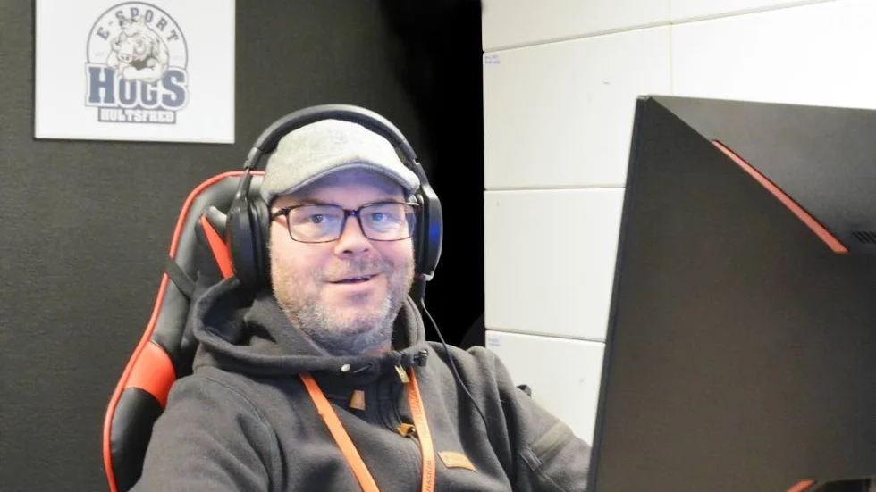 Den nybildade föreningens ordförande Christoffer Frick ser stora möjligheter för utveckling genom E-sport och brinner för att aktivera ungdomar och alla intresserade.