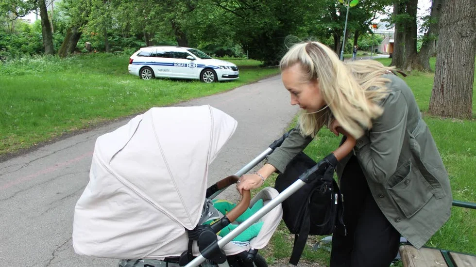 Att ha en åttamånaders bebis gör att det blir speciella tankar efter sprängdådet i fredags.