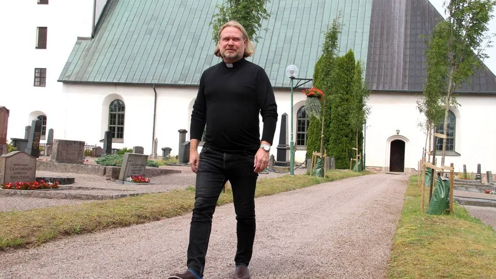 "Jag skulle absolut önska att fler kunde se kyrkan som en plats där man kan föra ett samtal", säger Lars Netz när vi träffar honom i Kisa.