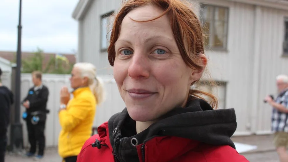 Anna Andersson tycker att hennes häst Elsa skött sig bra.
