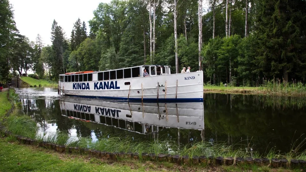 M/S Kind åkte en runda som började och slutade i Hycklinge.