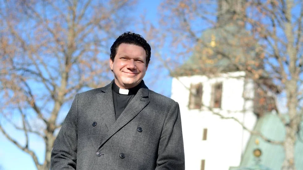 Under veckan höll Kinda pastorats kyrkoherde Jörgen Sundeborn i en lite annorlunda friluftsgudstjänst.