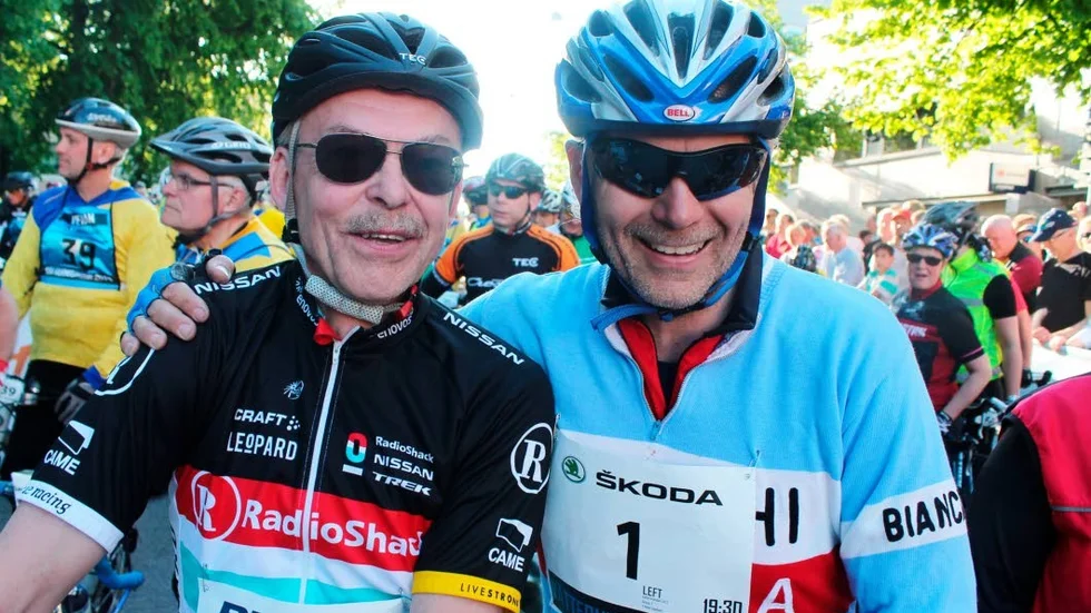 NUMMER ETT. Peter Liljedahl startade tillsammans med nummer två, Jan Rydell, i Vätternrundans 50-årsjubileum 2015. Nu föreslår han ett gubb-Vättern som komplement i cykelloppsfamiljen.
