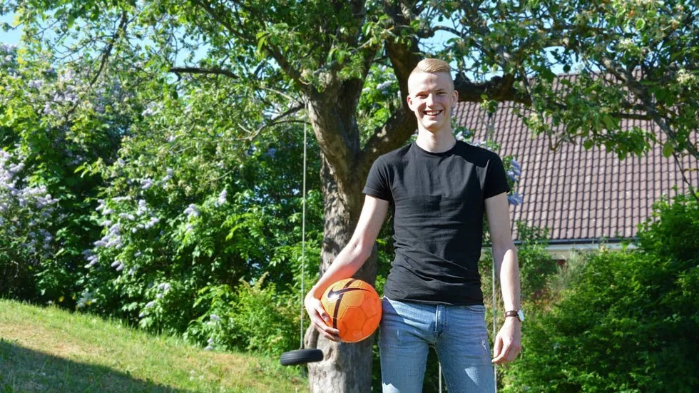 Tim Håvestam går ut nian på Ellen Keyskolan i Västervik och har siktet inställt på fotbollsgymnasium.
