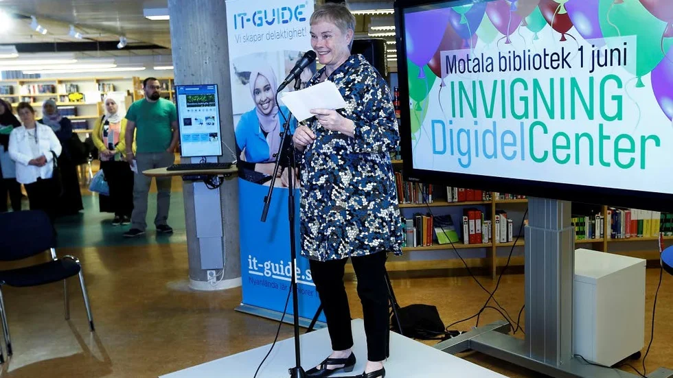 Bibliotekschef Birgitta Hellman Magnusson.