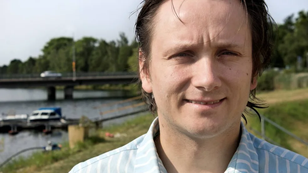 Jani Jokinen jobbar med webbdesign och då underlättar det med fiber.