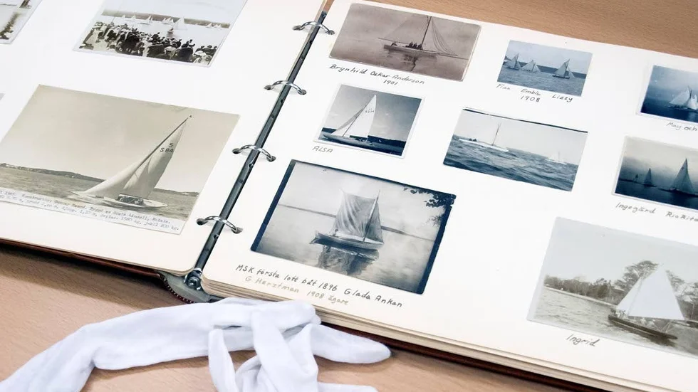 Bilder. Ett album tillhörande Motala Segelklubb.