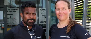 Somrig familjeträning för latmaskar