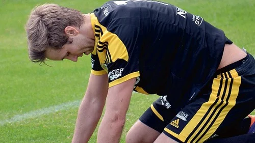 Bedrövad. Jimmy Svensson missar resten av säsongen efter att ha brutit benet - på jobbet.