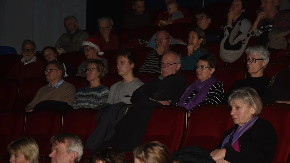 En hel del publik kom för att lyssna på konserten.