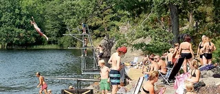 Toven en populär badplats för alla