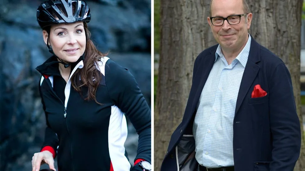 Klara. Renata Chlumska och Jan Scherman är båda klara för konferensen #modig i Motala.